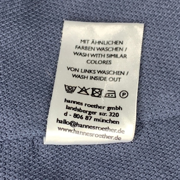 Hannes Roether Navy Cardigan sz XXL - Picture 9 of 9